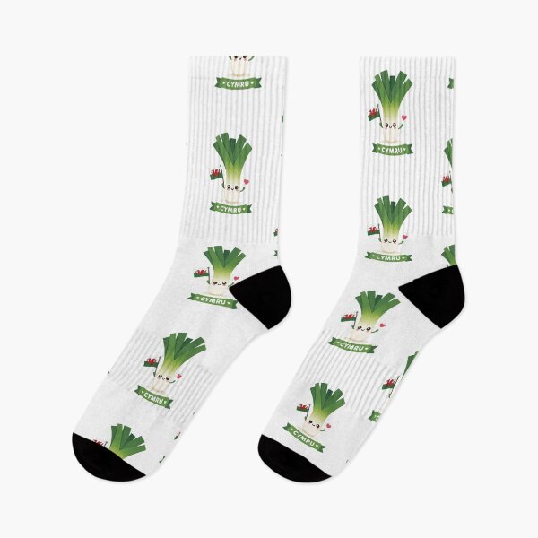 Item preview, ​Cute Kawaii Welsh Leek with Cymru Flag designed and sold by Cerys-GS.