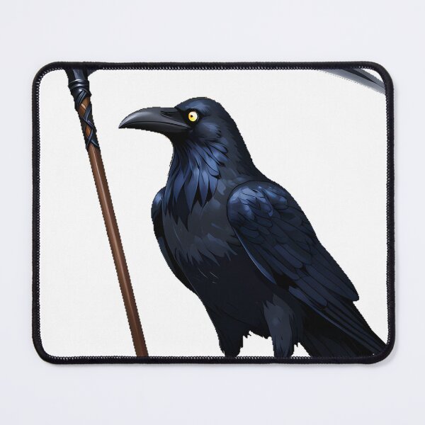 Item preview, Raven with Ceremonial Scythe designed and sold by IllumeInk.