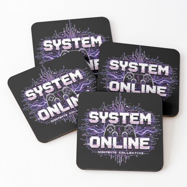 Item preview, System Online – Purple Console Gaming designed and sold by nightbytecollective.