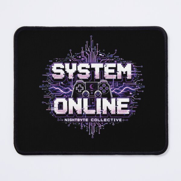Item preview, System Online – Purple Console Gaming designed and sold by nightbytecollective.