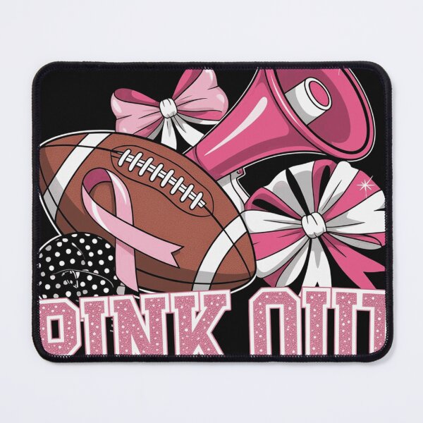 Item preview, Pink Out Football Cheerleading Breast Cancer Awareness Design designed and sold by EloanMerlet11.