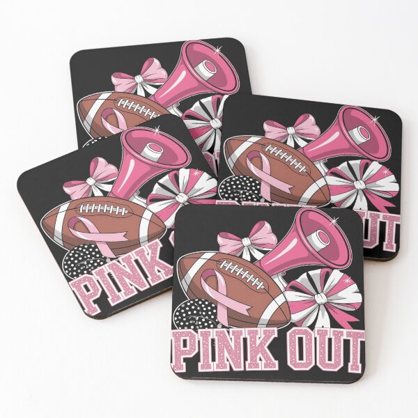 Item preview, Pink Out Football Cheerleading Breast Cancer Awareness Design designed and sold by EloanMerlet11.