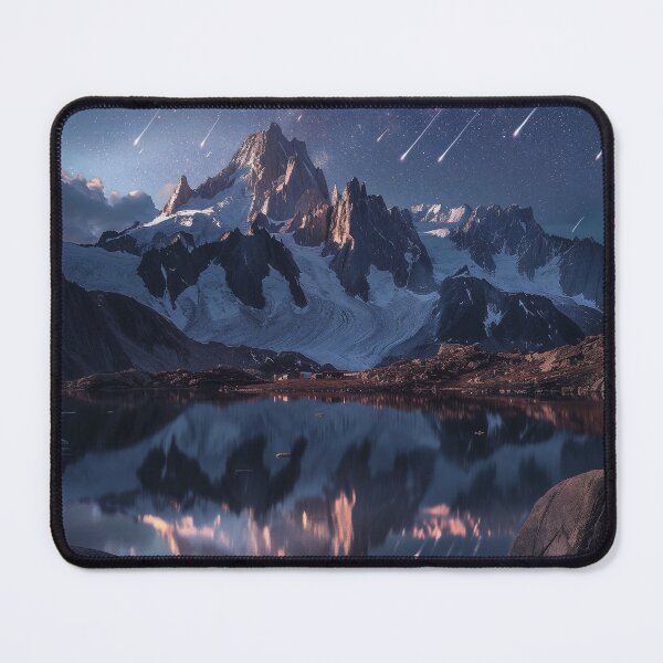 Item preview, Meteor Horizon Mountain Lake designed and sold by QuantumDrift.