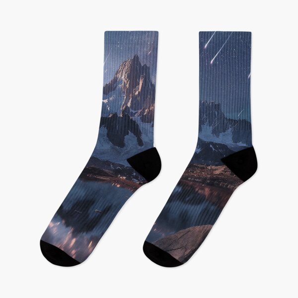 Item preview, Meteor Horizon Mountain Lake designed and sold by QuantumDrift.