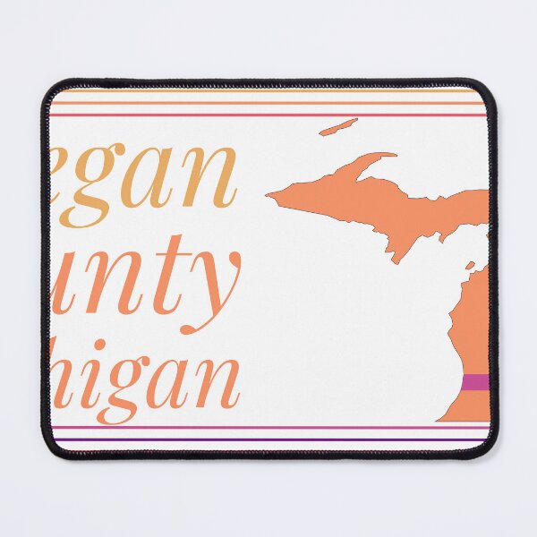Item preview, Allegan County Michigan Highlighted on State Map designed and sold by TheIconSmith.
