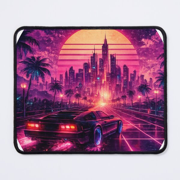 Item preview, Neon Sunset Retro Future Drive designed and sold by Del4xe.
