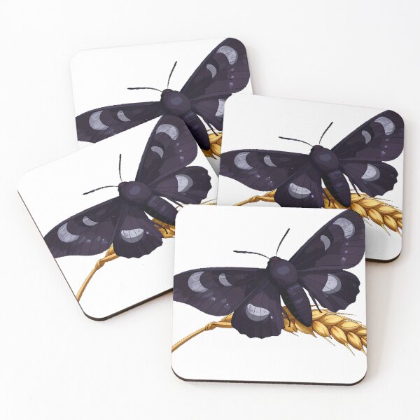 Item preview, Dark Moth on Wheat Stalk designed and sold by IllumeInk.
