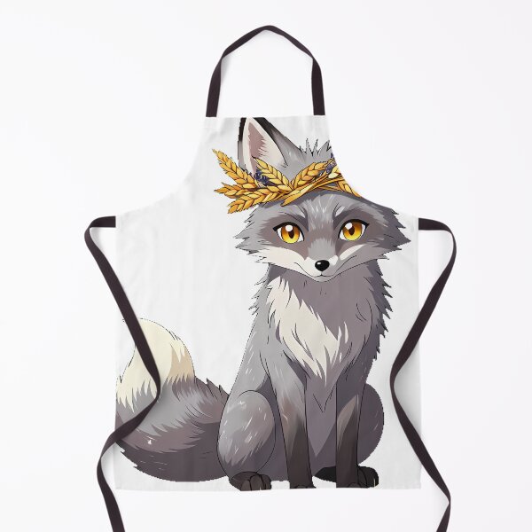 Item preview, Silver Fox with Wheat Crown designed and sold by IllumeInk.