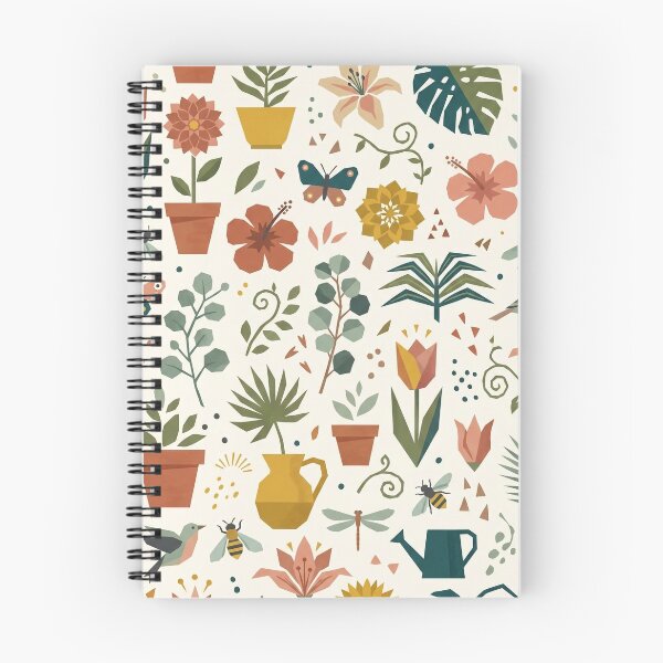 Item preview, Contemporary Geometric Flower Pattern – Boho Luxury Botanical Decor designed and sold by OpenDreamArts.