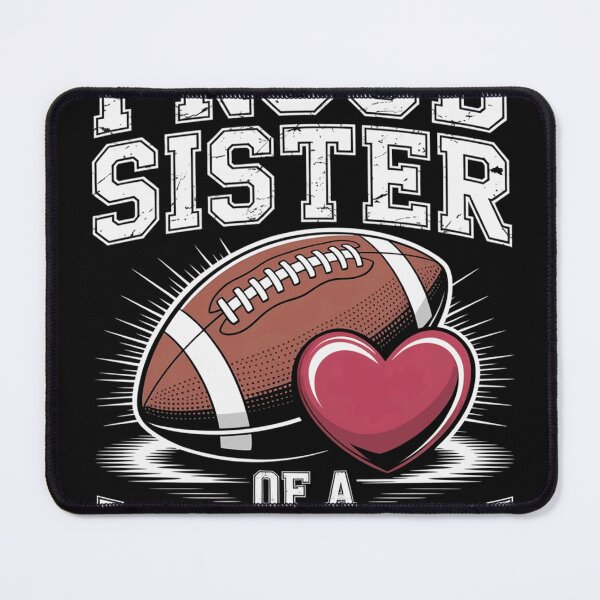 Item preview, Proud Sister of a Lineman Football Family Support Design designed and sold by EloanMerlet11.