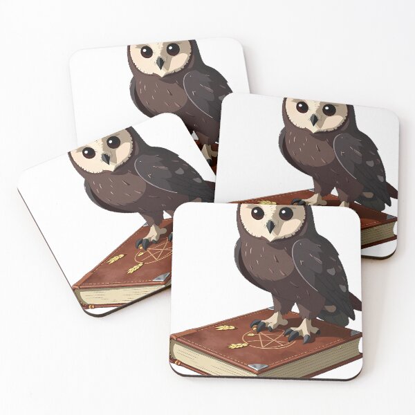 Item preview, Black Owl with Ancient Ledger designed and sold by IllumeInk.