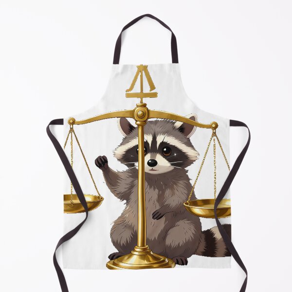 Item preview, Libra Raccoon with Scales designed and sold by pumsquare.