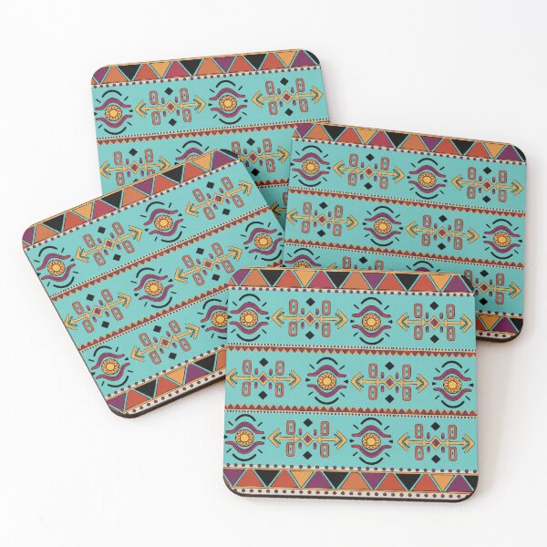 Item preview, Turquoise Horizon designed and sold by Dancingrabbit Studio.