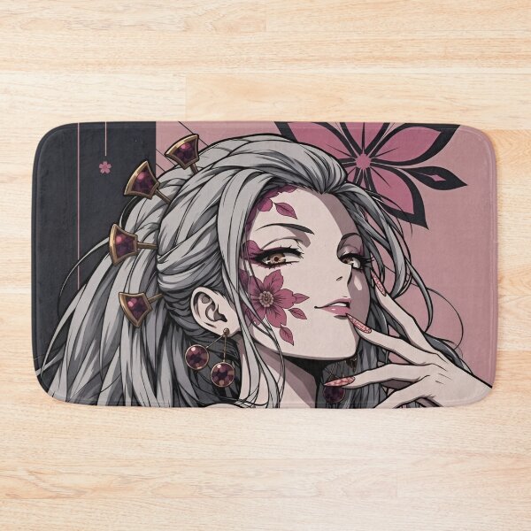 Item preview, Crimson Blossom Demon Queen – Elegant Oni Fantasy Anime Style Art designed and sold by Dyan4.