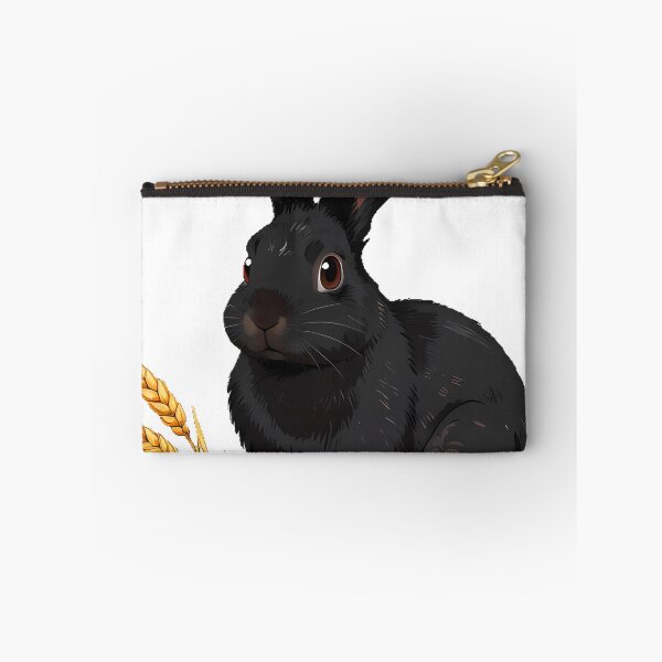 Item preview, Black Hare Among Wheat designed and sold by IllumeInk.