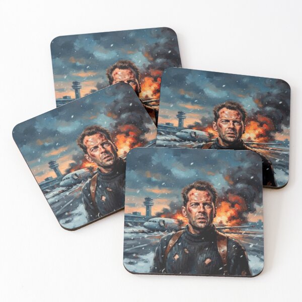Item preview, Die Hard 2 Action Thriller Fine Art Tribute designed and sold by Art's Diner.