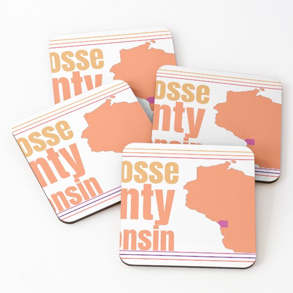 Item preview, La Crosse County Wisconsin Highlighted on State Map designed and sold by TheIconSmith.