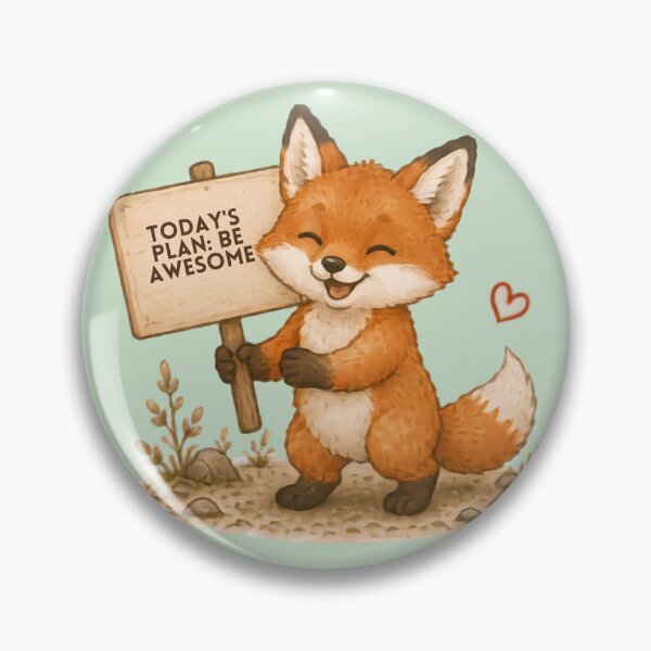 Item preview, Be Awesome Fox designed and sold by MellowMunchkins.