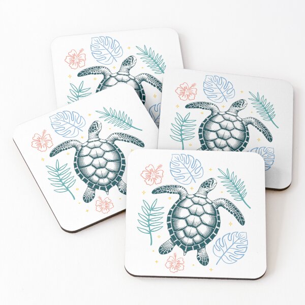 Item preview, Tropical Paradise Sea Turtle - Vibrant Boho Island Art designed and sold by ArthousePromos.