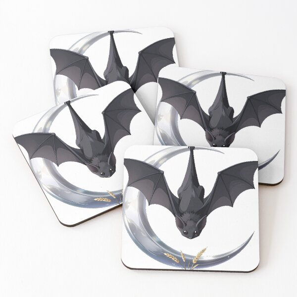 Item preview, Bat on Crescent Moon designed and sold by IllumeInk.