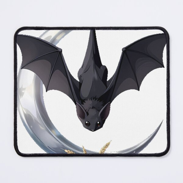 Item preview, Bat on Crescent Moon designed and sold by IllumeInk.