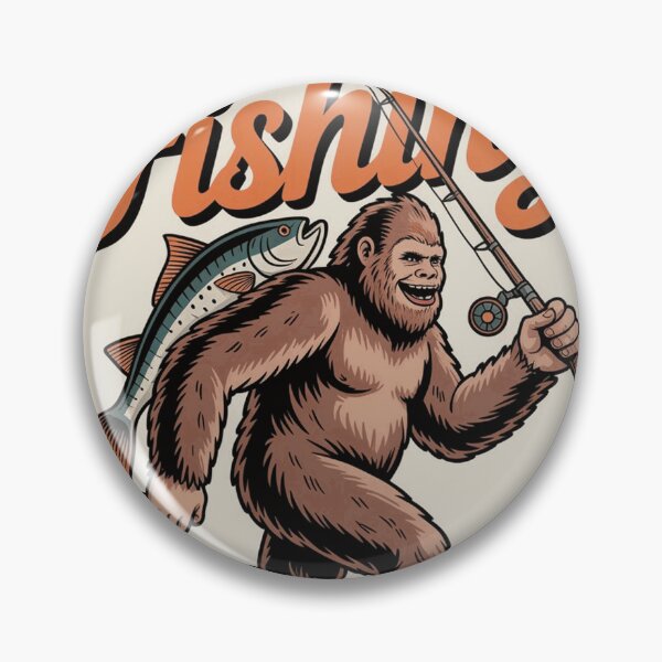 Item preview, I’d Rather Be Fishing Funny Bigfoot Angler Design designed and sold by Mirokesting44.