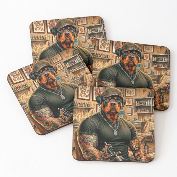 Item preview, Rottweiler Tattoo Artist Studio designed and sold by HybridA-2.