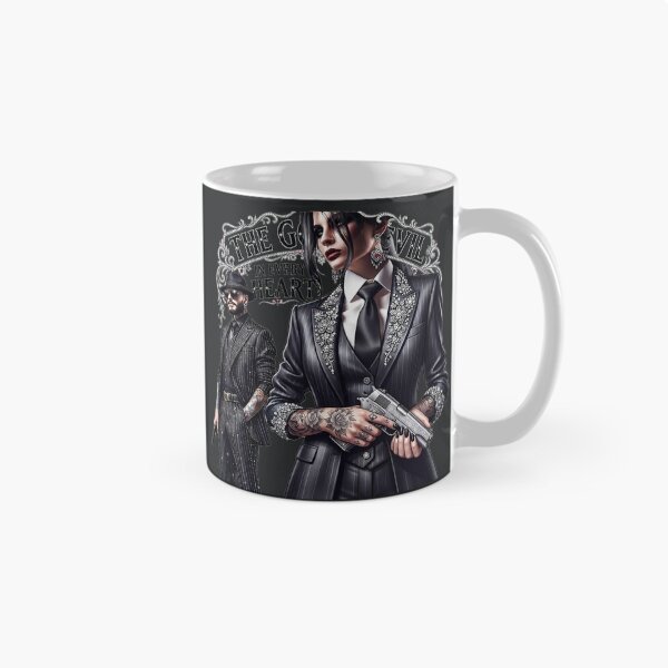 Item preview, Silver Gun Tattooed Mafia Pair designed and sold by Voodoo Store Paranormal Collections.