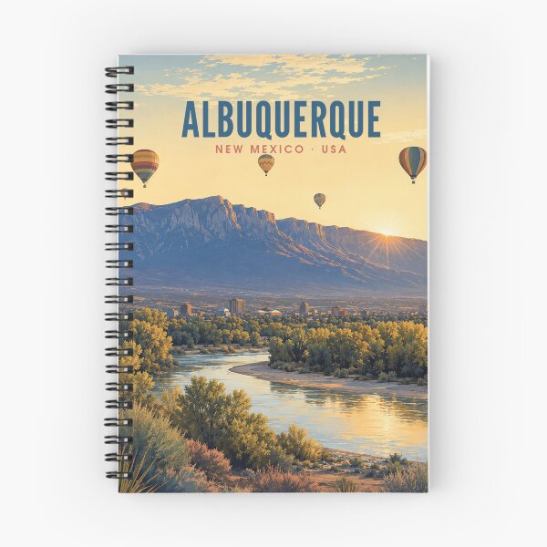 Item preview, Albuquerque, New Mexico – Sandia Mountains Retro Travel Poster designed and sold by PopChaosStudio.
