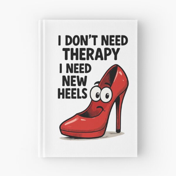 Item preview, High Heels Therapy Cartoon: Comic shoes with a saying designed and sold by Pineapple-Tree.