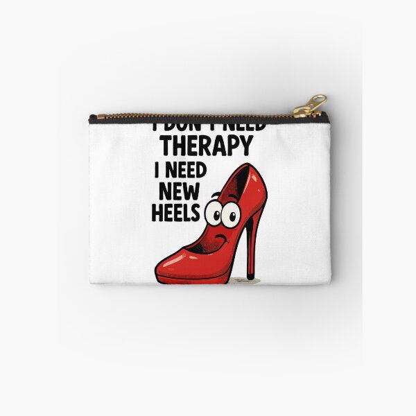 Item preview, High Heels Therapy Cartoon: Comic shoes with a saying designed and sold by Pineapple-Tree.