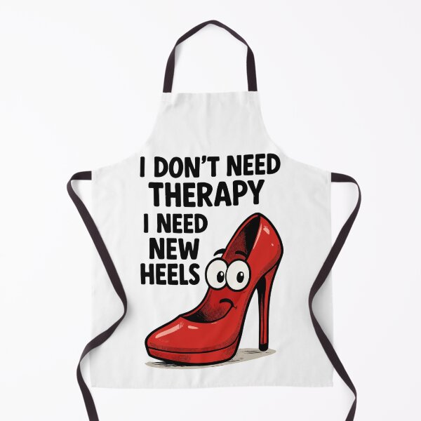 Item preview, High Heels Therapy Cartoon: Comic shoes with a saying designed and sold by Pineapple-Tree.