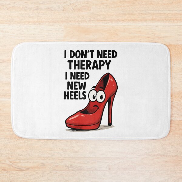 Item preview, High Heels Therapy Cartoon: Comic shoes with a saying designed and sold by Pineapple-Tree.