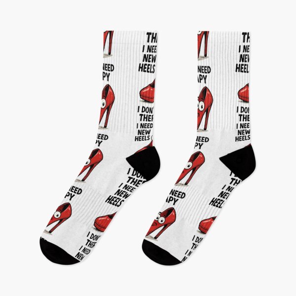 Item preview, High Heels Therapy Cartoon: Comic shoes with a saying designed and sold by Pineapple-Tree.