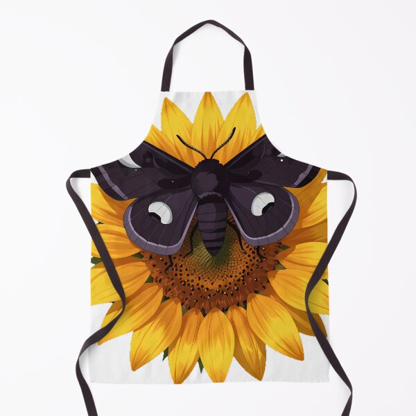 Item preview, Moth on Sunflower Head designed and sold by IllumeInk.