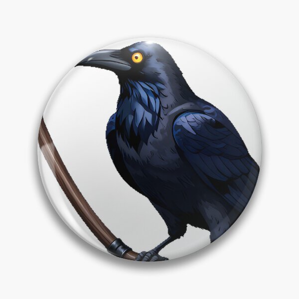 Item preview, Raven on Scythe with Moon Phases designed and sold by IllumeInk.