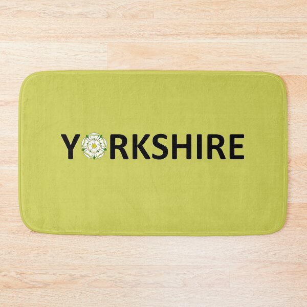 Item preview, Yorkshire Text With White Rose Emblem designed and sold by taiche.