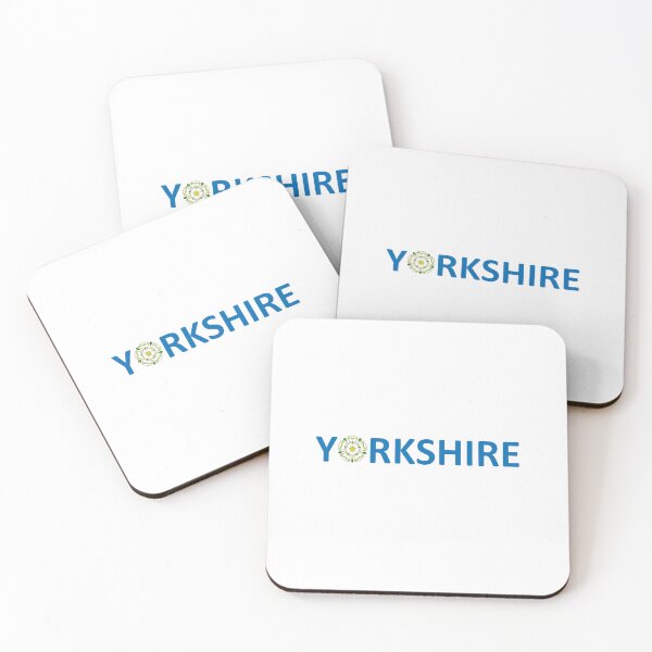 Item preview, Yorkshire Text With White Rose Emblem designed and sold by taiche.