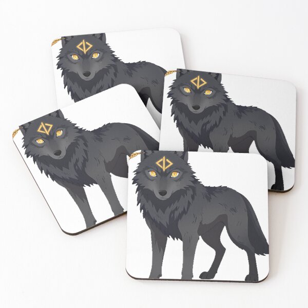 Item preview, Black Wolf with Harvest Rune designed and sold by IllumeInk.