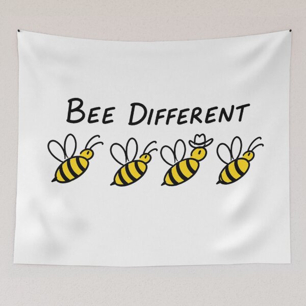 Item preview, Bee Different Cute Bumble Bee Design designed and sold by Mossgiel Rd.