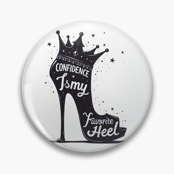 Item preview, Confidence is my favorite heel - high heel silhouette designed and sold by Pineapple-Tree.