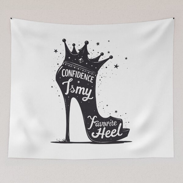 Item preview, Confidence is my favorite heel - high heel silhouette designed and sold by Pineapple-Tree.