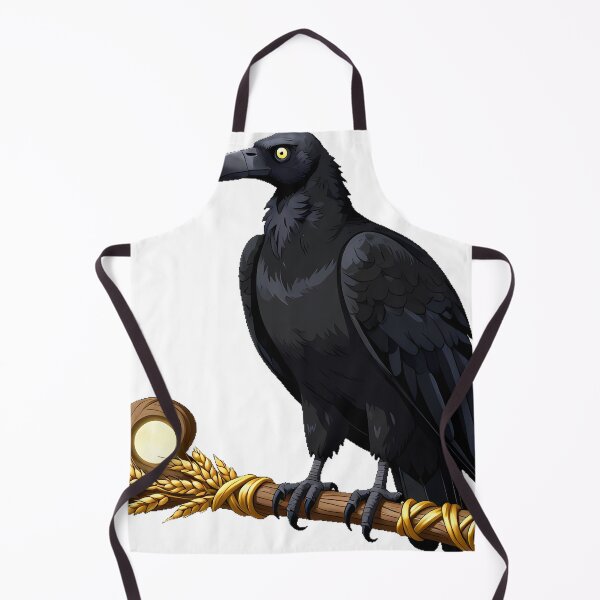 Item preview, Black Vulture with Harvest Staff designed and sold by IllumeInk.