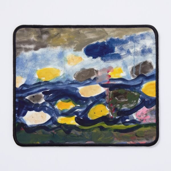 Item preview, Etel Adnan Abstract Art, Etel Adnan Acrylic Paintings, Etel Adnan Art, Etel Adnan Artist, Etel Adnan Artwork designed and sold by Russemar.