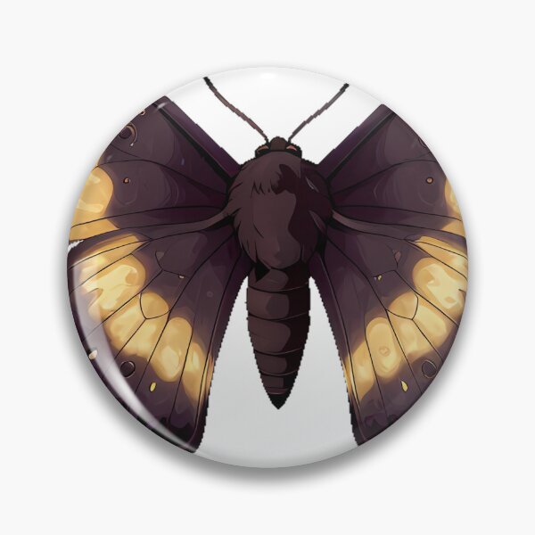 Item preview, Dark Moth with Harvest Moon Wings designed and sold by IllumeInk.
