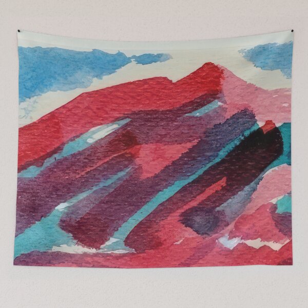 Item preview, Etel Adnan Abstract Art, Etel Adnan Acrylic Paintings, Etel Adnan Art, Etel Adnan Artist, Etel Adnan Artwork designed and sold by Russemar.