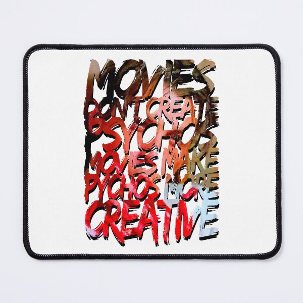 Item preview, Movies Make Psychos More Creative designed and sold by Migoche Créations.