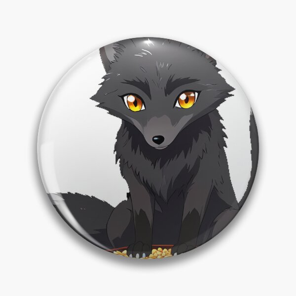 Item preview, Black Fox with Offering Bowl designed and sold by IllumeInk.