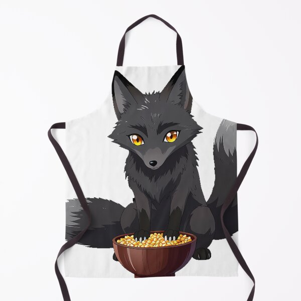 Item preview, Black Fox with Offering Bowl designed and sold by IllumeInk.