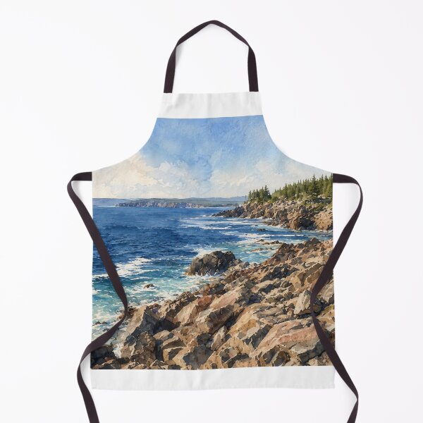 Item preview, Rugged coast designed and sold by Island Art Studios.